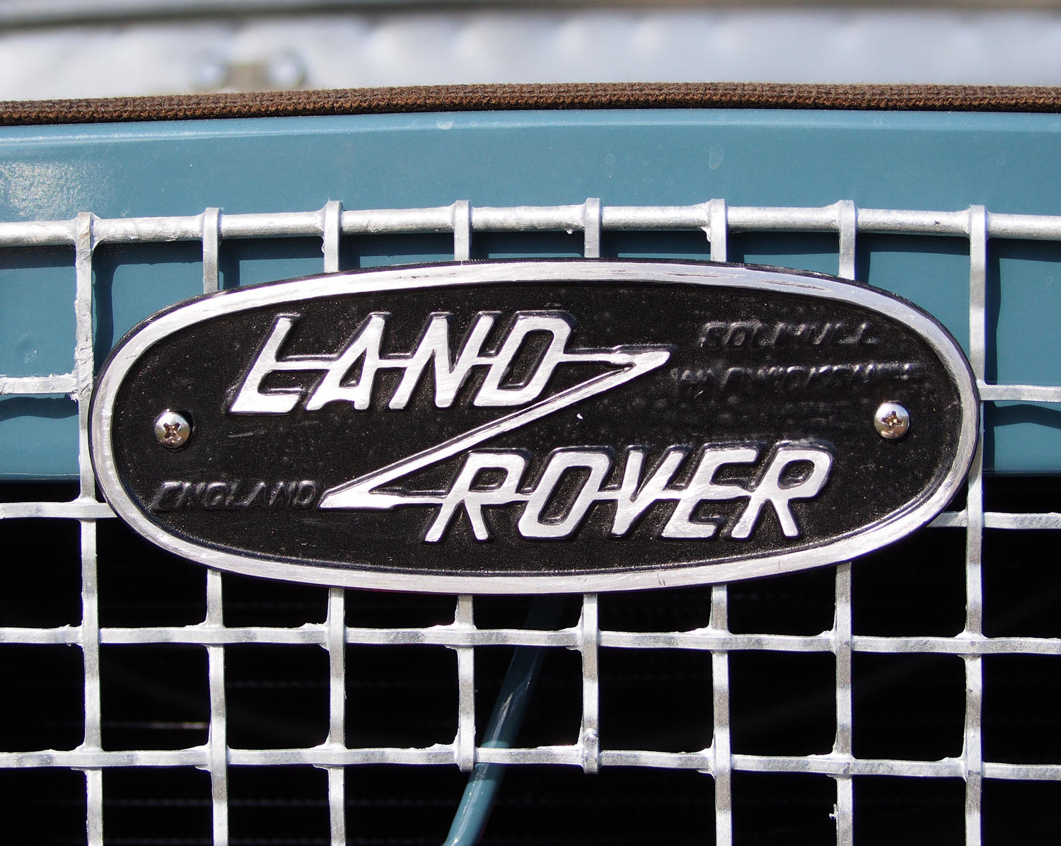British typography - Land Rover