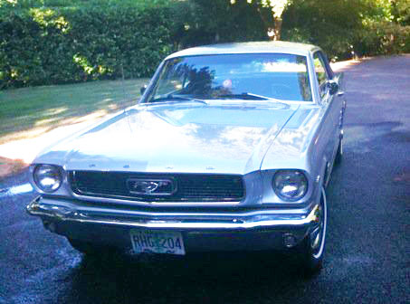 1966+1/2 Blue Mustang coupe